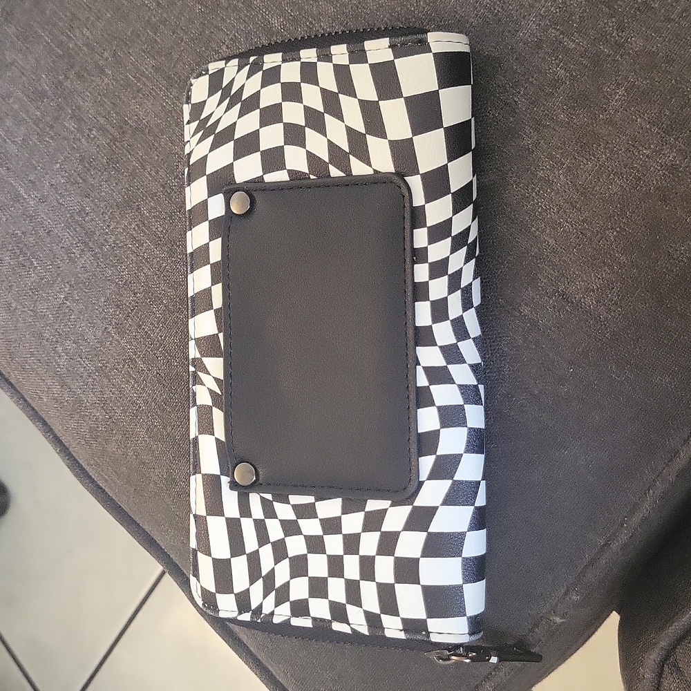 Checkered wallet